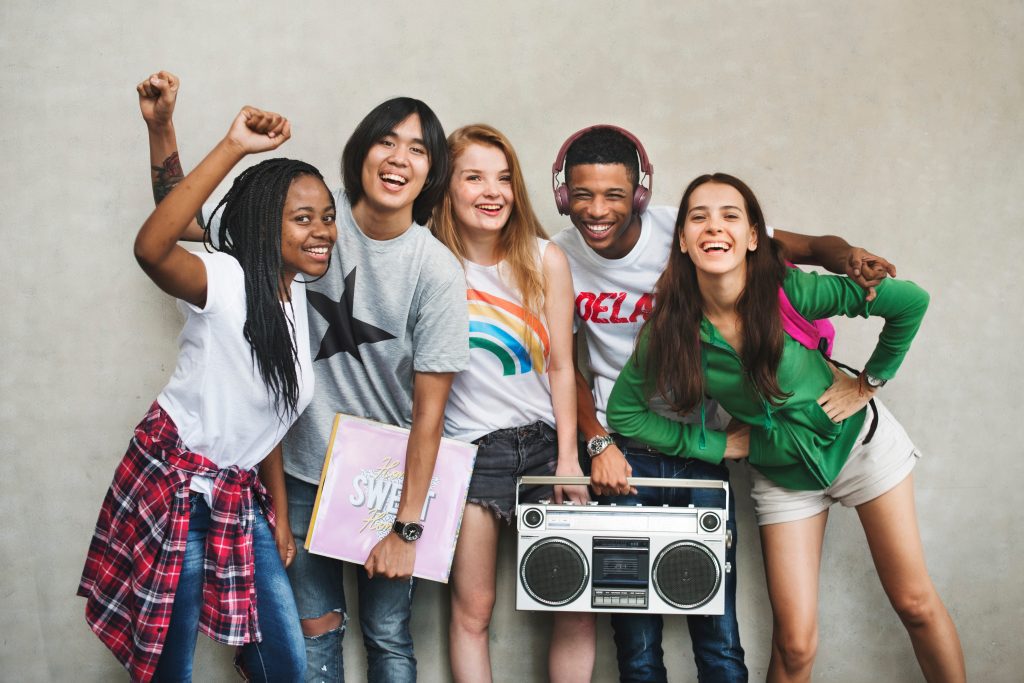 Teenagers Lifestyle Casual Culture Youth Style Concept